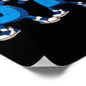 Six Seven Dabbing Cool Meme 67 Funny Dab Number  ポスター (角)