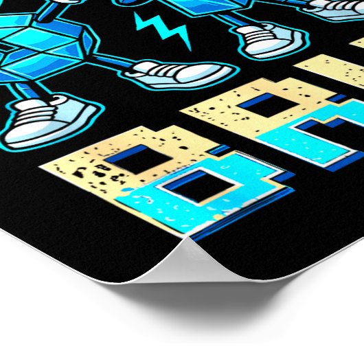 Six Seven Dabbing Cool Meme Bruh 67 Funny Dab Numb ポスター (角)