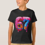 Six Seven Donut Ice Cream Drip Cool Meme Funny 67  Tシャツ (正面)