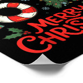 Six Seven Funny 6 7 Meme Christmas ポスター (角)