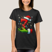 Six Seven Funny Christmas Meme Couple Matching  Tシャツ (正面)