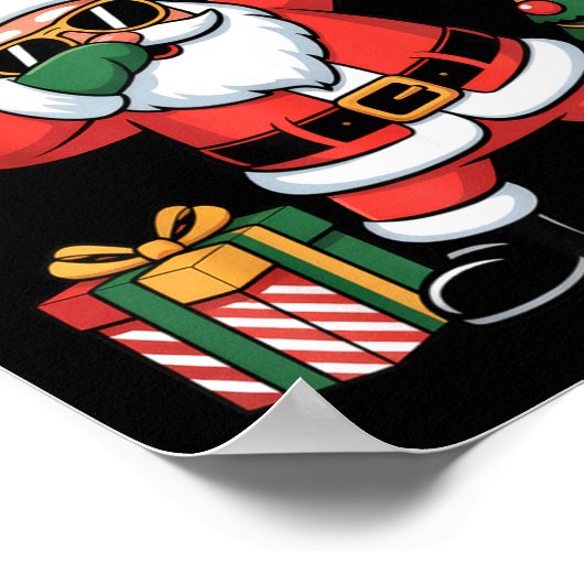 Six Seven Funny Santa Christmas 67 Meme  ポスター (角)