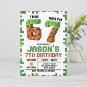 Six Seven Game Birthday Invitation. game Invite 招待状 (スタンド正面)