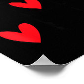 Six Seven Gamer 67 Valentines Day 6 7 Funny  ポスター (角)