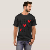 Six Seven Gamer 67 Valentines Day 6 7 Funny  Tシャツ (正面フル)