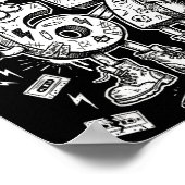 Six Seven Gen Alpha Brain Rot Meme Funny Viral Tre ポスター (角)