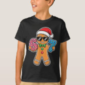 Six Seven Gingerbread 67 Funny Christmas Boys Kids Tシャツ (正面)