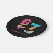 Six Seven Girl Birthday Paper Plate ペーパープレート (アングル)