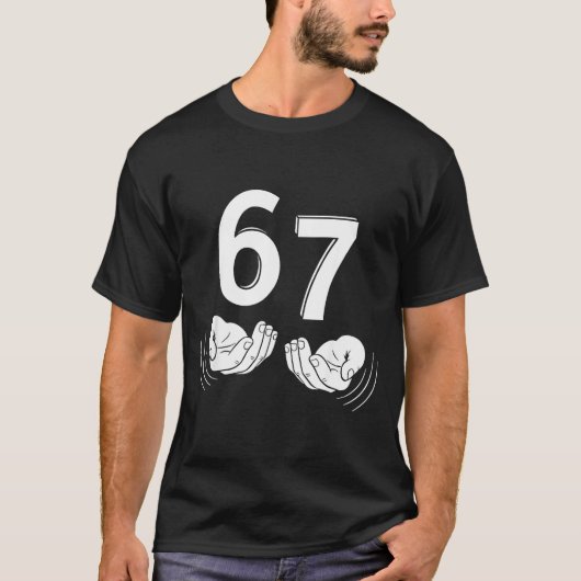Six Seven Hands 6-7 Meme 67 Men Women  Tシャツ (正面)