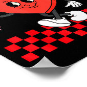 Six Seven Heart 6 7 Meme Boy Girl Funny Valentine  ポスター (角)