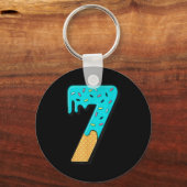 Six Seven Ice Cream 67 Fun Mason Meme Easy Hallowe キーホルダー (正面)