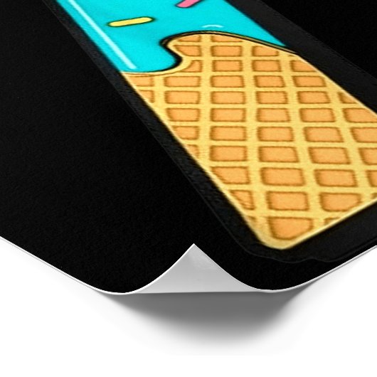 Six Seven Ice Cream 67 Fun Mason Meme Easy Hallowe ポスター (角)