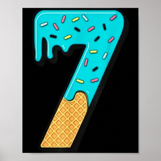 Six Seven Ice Cream 67 Fun Mason Meme Easy Hallowe ポスター (正面)