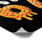 Six Seven Ice Cream Drip 67 Mason Meme  ポスター (角)