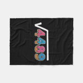 Six Seven Ice Cream Drip Cool Meme 67 Funny Square フリースブランケット (正面(横))