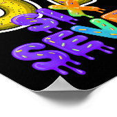 Six Seven Ice Cream Drip Gen Alpha Slang 6 7 Meme  ポスター (角)