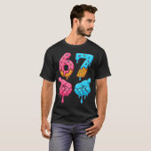 Six Seven Ice Cream Drip Meme 67 Funny Gen Alpha S Tシャツ (正面フル)