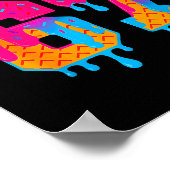 Six Seven Ice Cream Drip Srt 67 Mason Meme  ポスター (角)