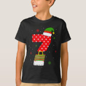 Six Seven Matching 67 Christmas Elf Hat Meme Gen A Tシャツ (正面)