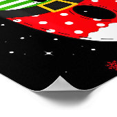 Six Seven Matching 67 Christmas Santa Hat Meme Gen ポスター (角)