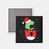 Six Seven Matching 67 Christmas Santa Hat Meme Gen マグネット (正面/裏面)