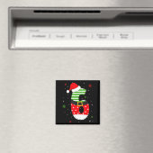 Six Seven Matching 67 Christmas Santa Hat Meme Gen マグネット (インサイチュ (食洗機))