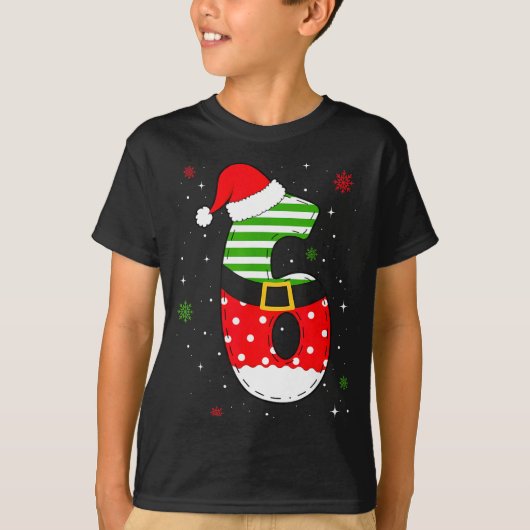 Six Seven Matching 67 Christmas Santa Hat Meme Gen Tシャツ (正面)