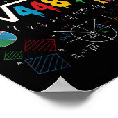 Six Seven Math Teacher 67 Meme Square Root 4489 Sl ポスター (角)