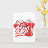 Six Seven Meme 67 Coquette Bow Valentines Women Gi カード (黄色い花)