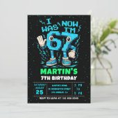 Six Seven Meme 6 7 Birthday Invitation 招待状 (スタンド正面)