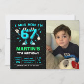 Six Seven Meme 6 7 Birthday Photo Invitation 招待状 (正面)