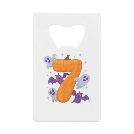 Six Seven Meme 6 7 Halloween Costume Couple  クレジットカード栓抜き (正面)