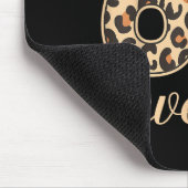 Six Seven Meme 6-7 Number Leopard Print Gen Z Gen  マウスパッド (コーナー)