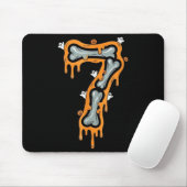 Six Seven Meme 6 7 Skeleton Halloween Costume Coup マウスパッド (マウス)