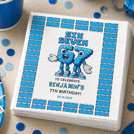 Six Seven Meme 7歳の誕生日 | おもしろいトレンド スタンダードカクテルナプキン