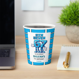 Six Seven Meme 7th Birthday | Funny Trendy 紙コップ