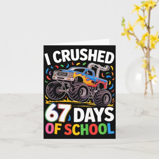 Six Seven Meme Boys Girls Kids  カード (黄色い花)