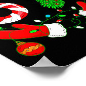 Six Seven Meme Christmas 67 Santa Christmas  ポスター (角)