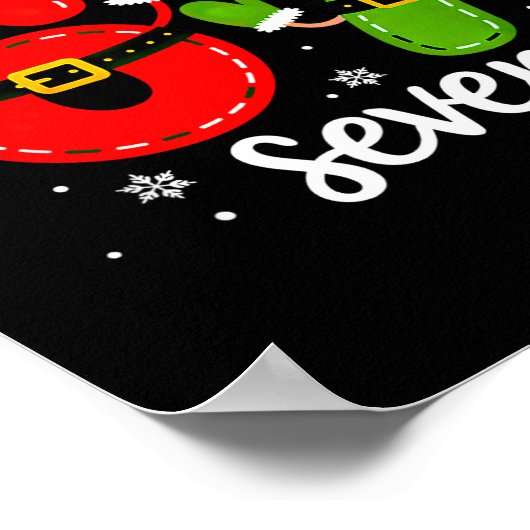 Six Seven Meme Christmas 67 Xmas  ポスター (角)