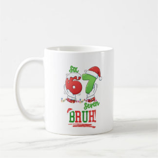 Six Seven Meme Christmas Teen Mug コーヒーマグカップ