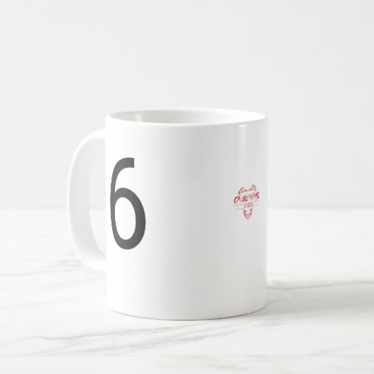 Six Seven Meme Coffee Mug コーヒーマグカップ (正面左)