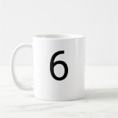 Six Seven Meme Coffee Mug コーヒーマグカップ (左)
