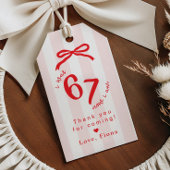 Six Seven Meme Coquette Birthday Thank you ギフトタグ