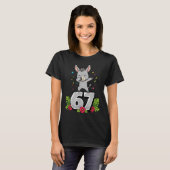 Six Seven Meme Dabbing Baby 67 Funny Gen Z Apha  Tシャツ (正面フル)