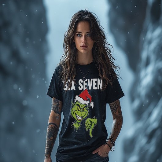 Six Seven Meme – Funny Mean Guy Noël Christmas Tシャツ