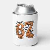 Six Seven Meme Halloween 67 Mason Spooky 缶クーラー (缶正面)