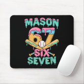 Six Seven Meme Mason Ice Cream Drip Funny Bysebyll マウスパッド (マウス)