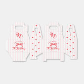 Six Seven Meme Pink Red Coquette 7th Birthday フェイバーボックス (折り畳みなし)