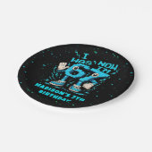 Six Seven Pixel Meme Birthday Paper Plate ペーパープレート (アングル)