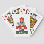 Six Seven Snowman Christmas Nutcracker 6 7 Xmas  トランプ (裏面)
